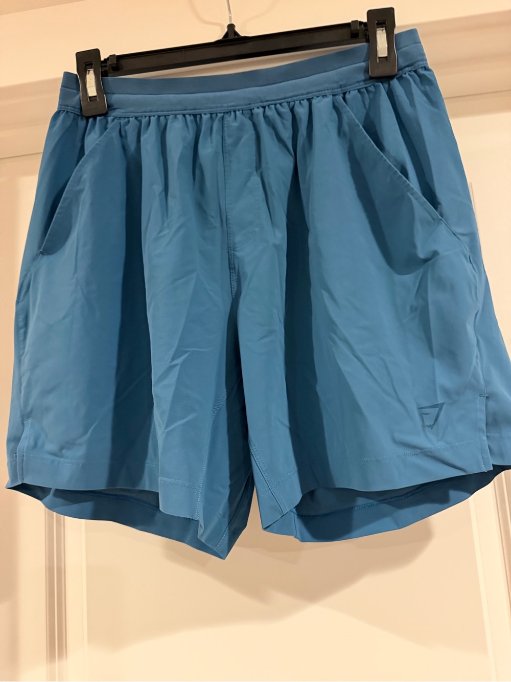 Gymshark Light Blue Men's Athletic Shorts